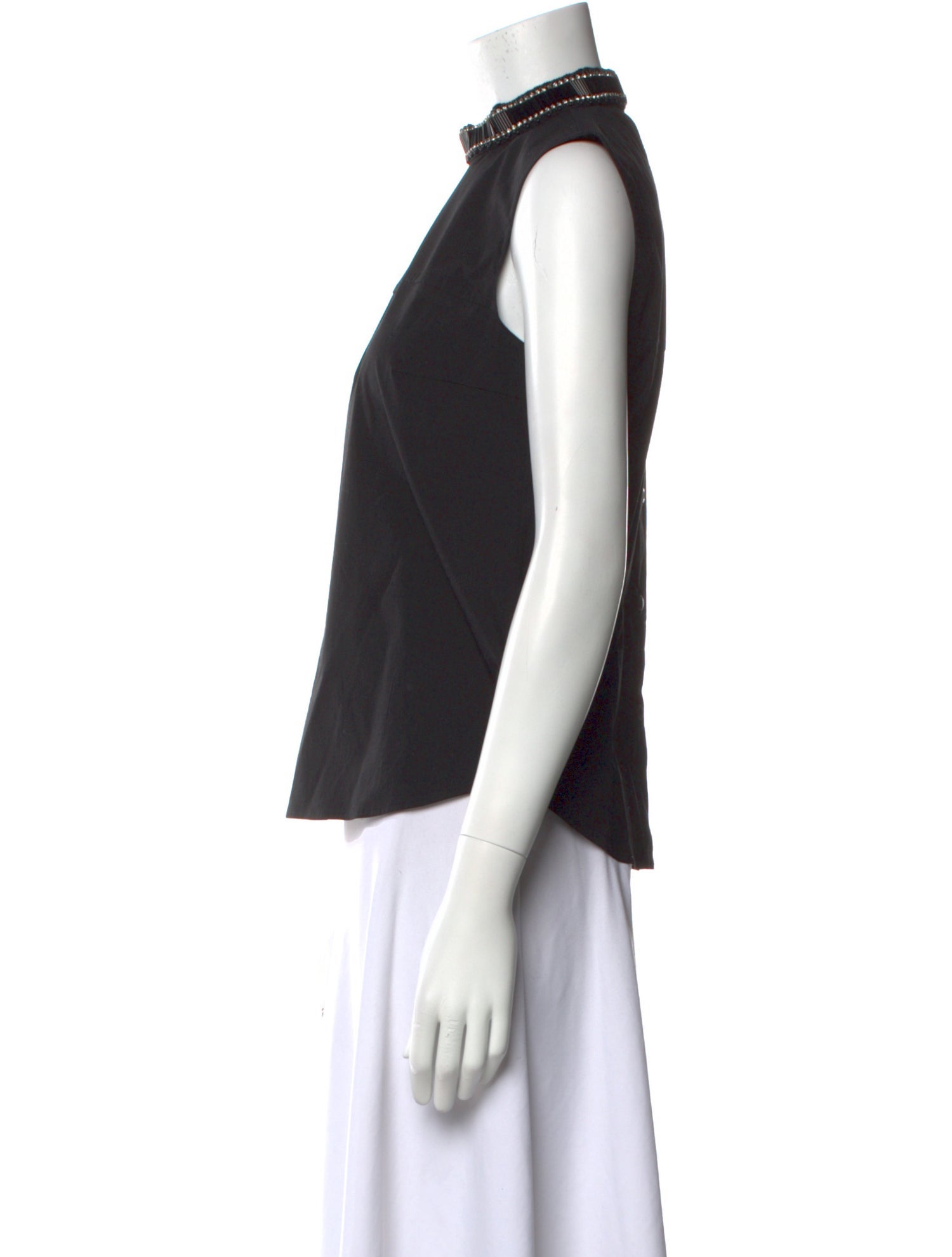 Prada 2015 Mock Neck Top