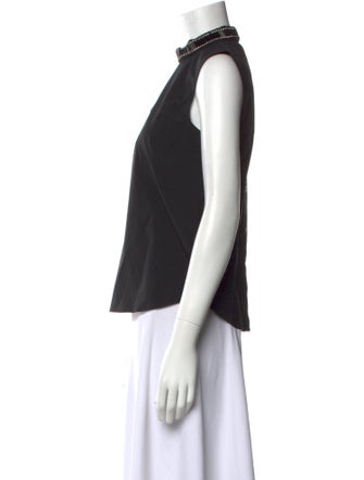 Prada 2015 Mock Neck Top