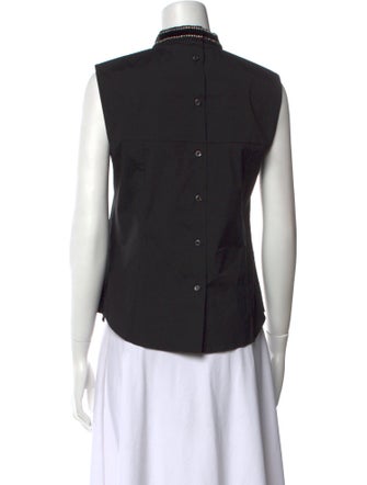 Prada 2015 Mock Neck Top