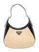 Prada Enameled Metal Triangle Cleo