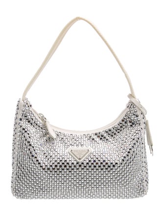 Prada Enameled Metal Triangle Re-Edition 2000