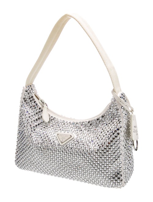 Prada Enameled Metal Triangle Re-Edition 2000