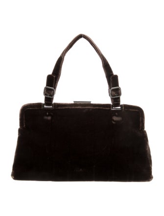 Prada Velvet Top Handle Bag