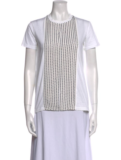 Prada 2015 Striped Button-Up Top