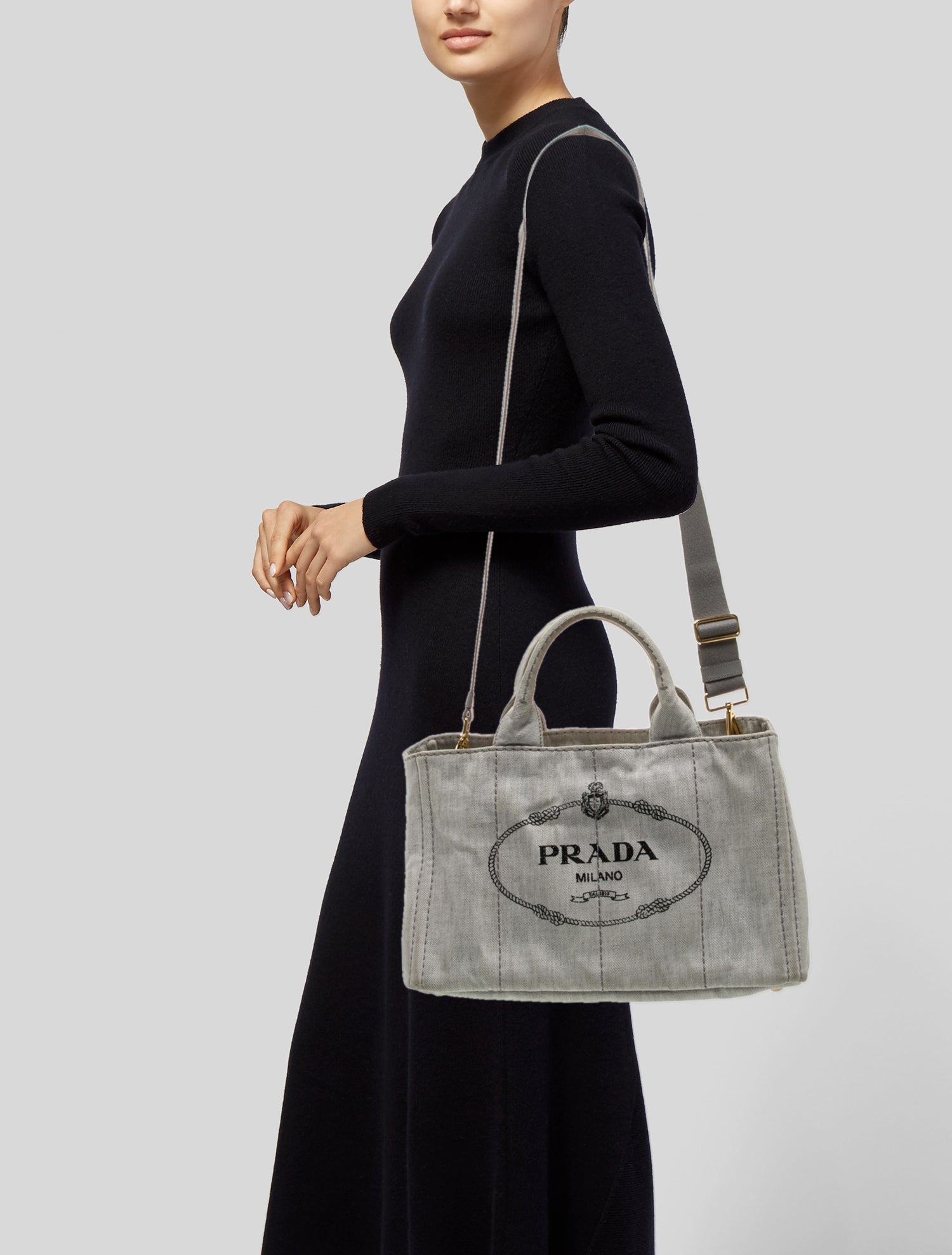 Prada Signature Top Handle Bag