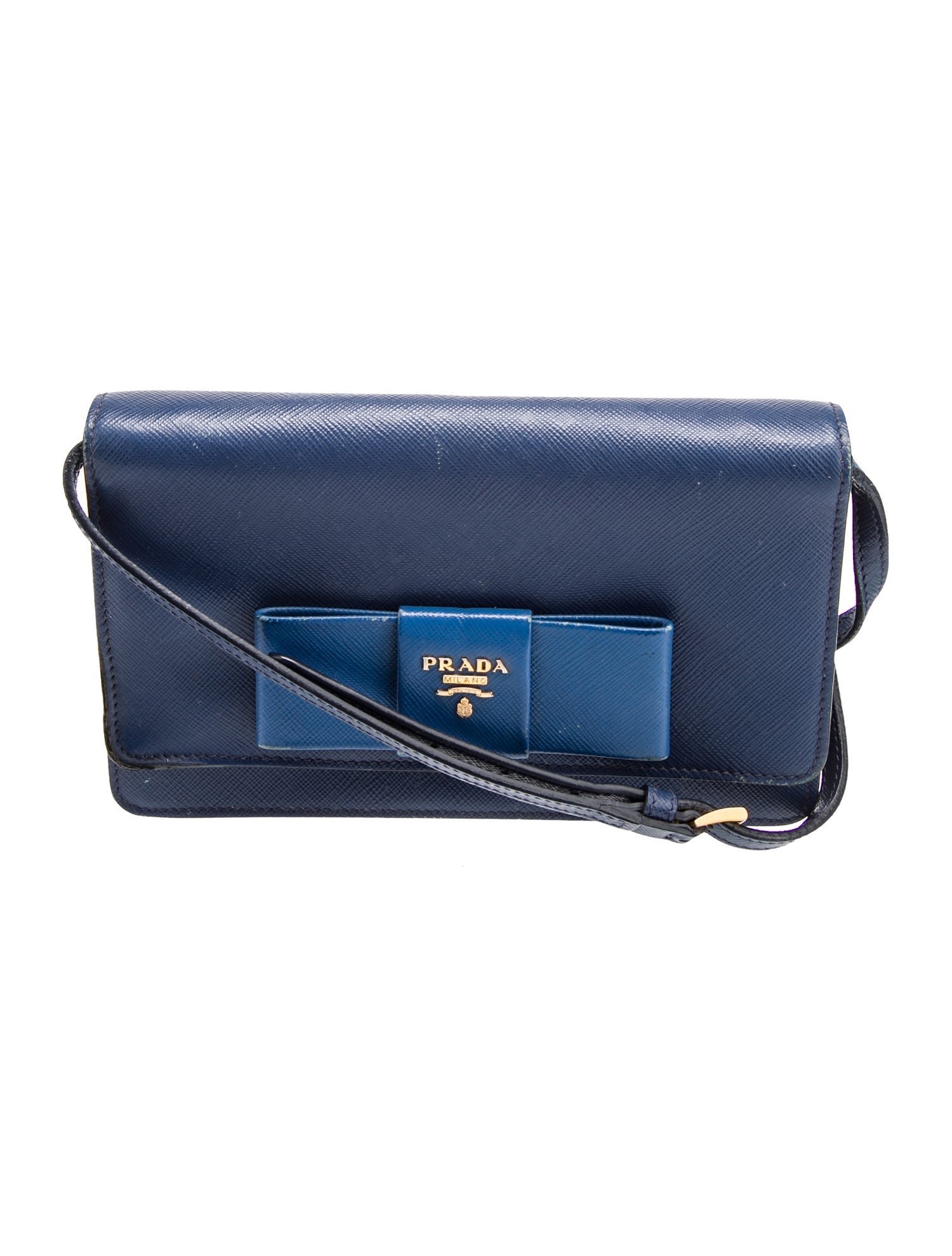 Prada Saffiano Leather Metal