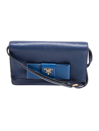 Prada Saffiano Leather Metal