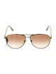 Prada Aviator Gradient Sunglasses