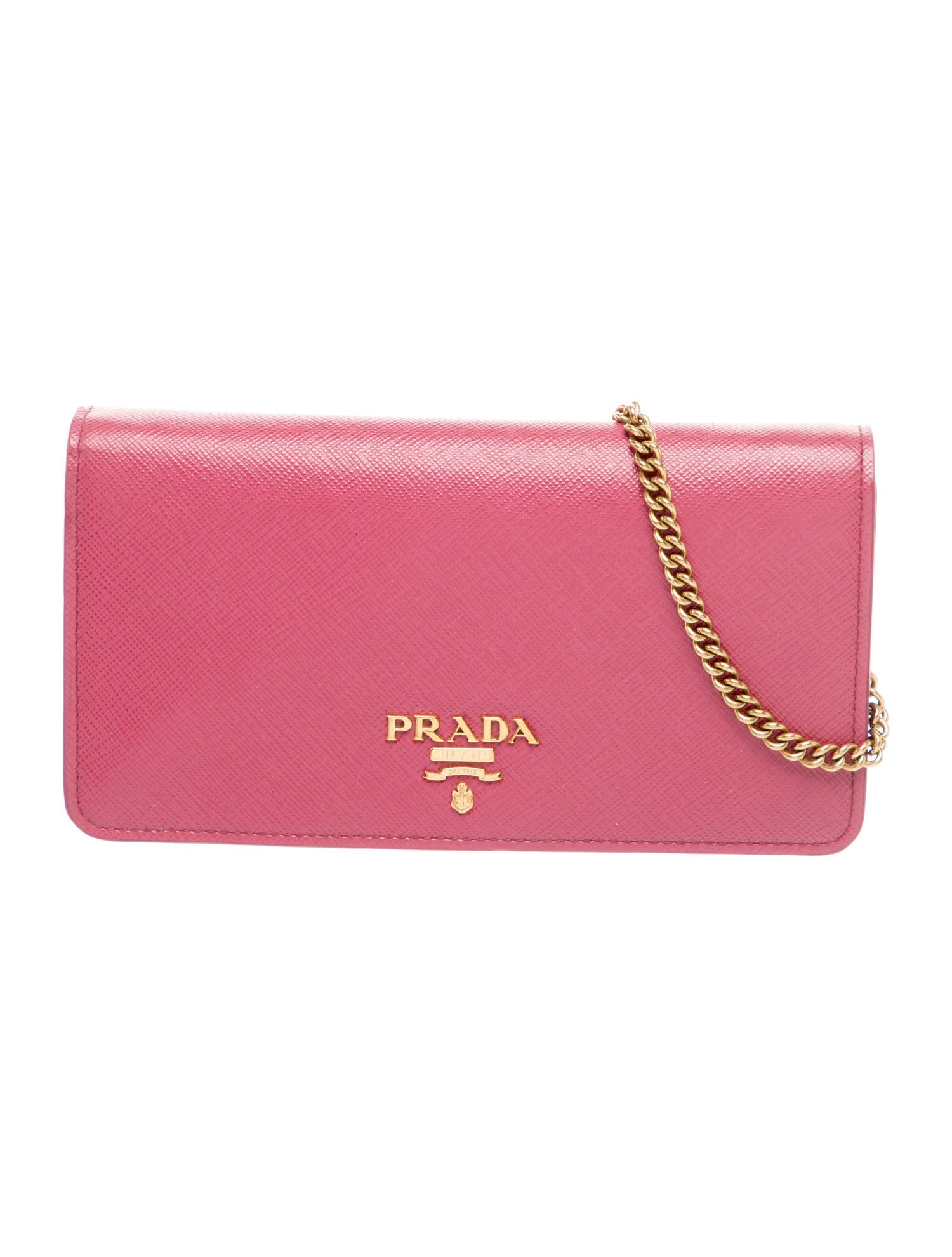 Prada Saffiano Leather Metal