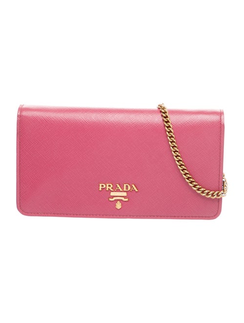 Prada Saffiano Leather Metal