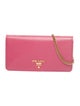 Prada Saffiano Leather Metal