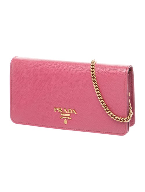 Prada Saffiano Leather Metal