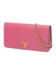 Prada Saffiano Leather Metal