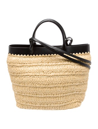 Prada Raffia Grass Bucket Bag