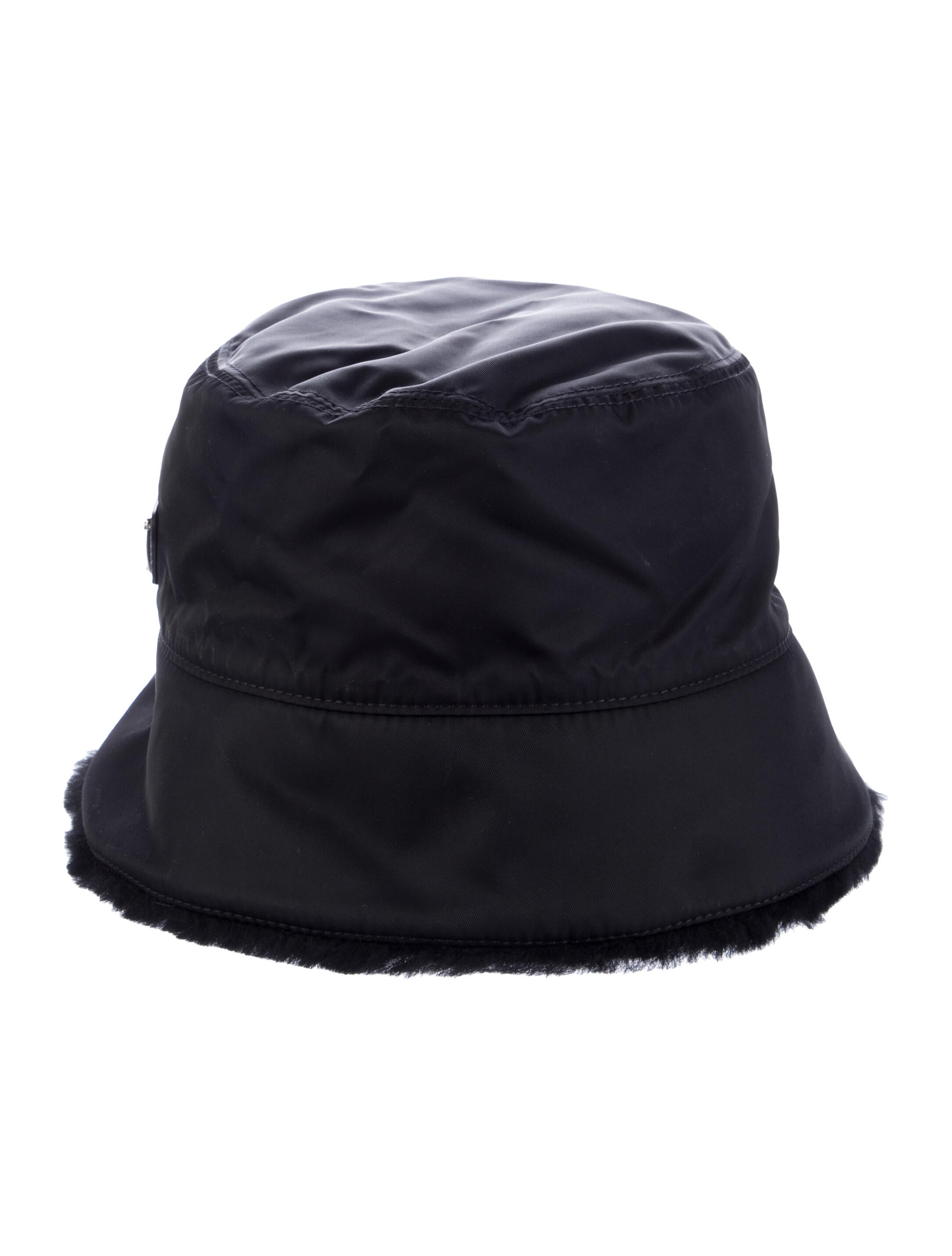 Prada Shearling Bucket Hat