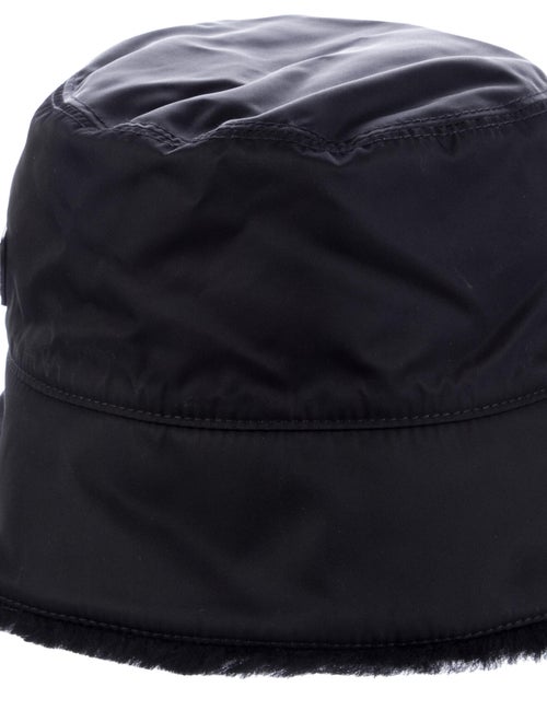 Prada Shearling Bucket Hat