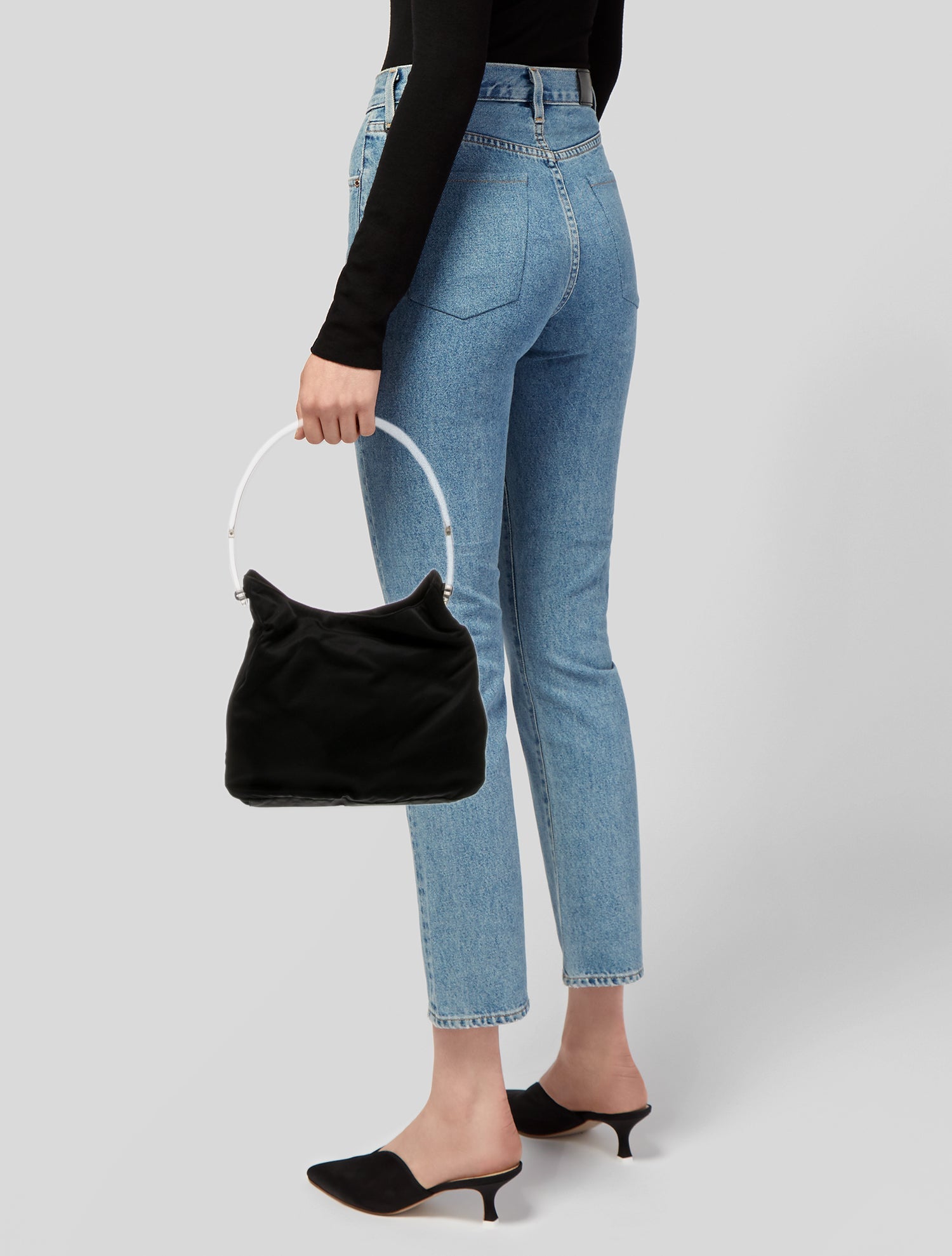 Prada Tessuto Nylon Shoulder Bag Vintage