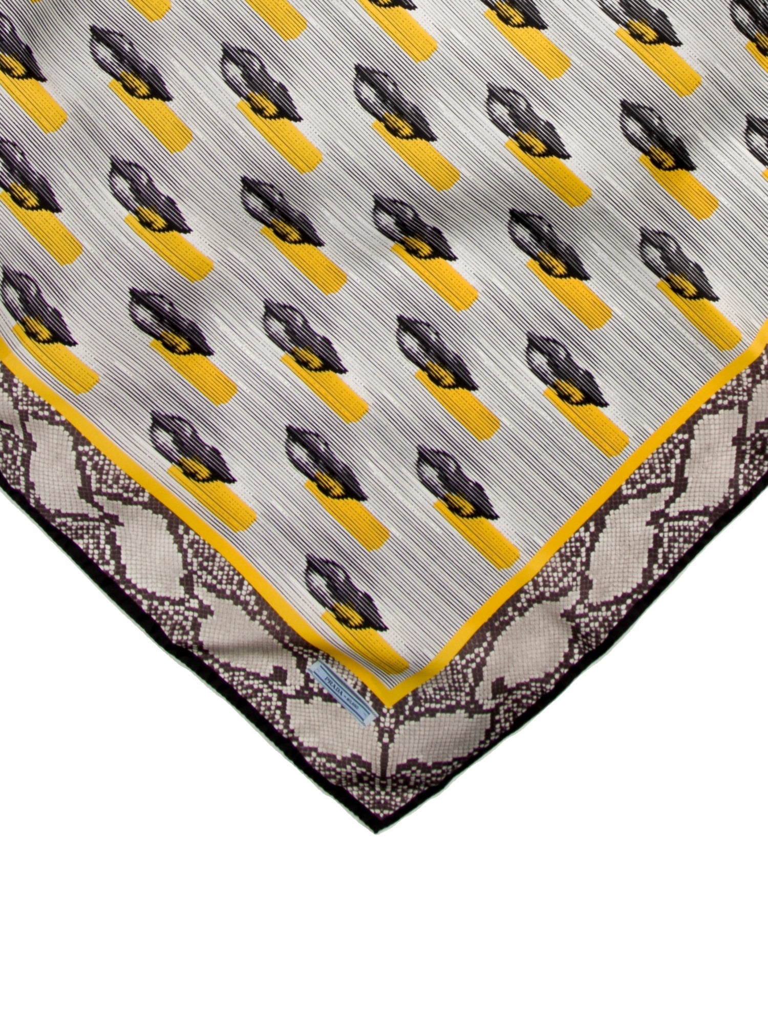 Prada Silk Printed Scarf
