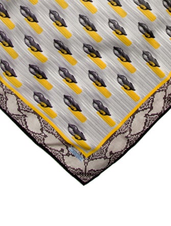 Prada Silk Printed Scarf