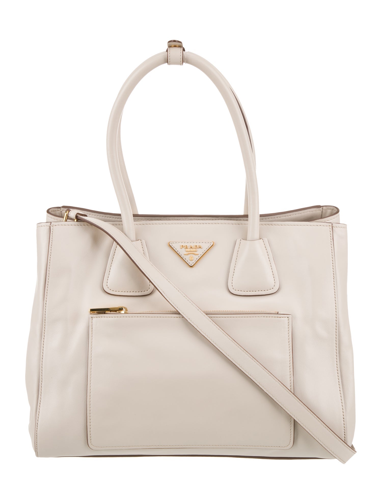 Prada Soft Calf Leather Tote
