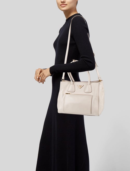 Prada Soft Calf Leather Tote