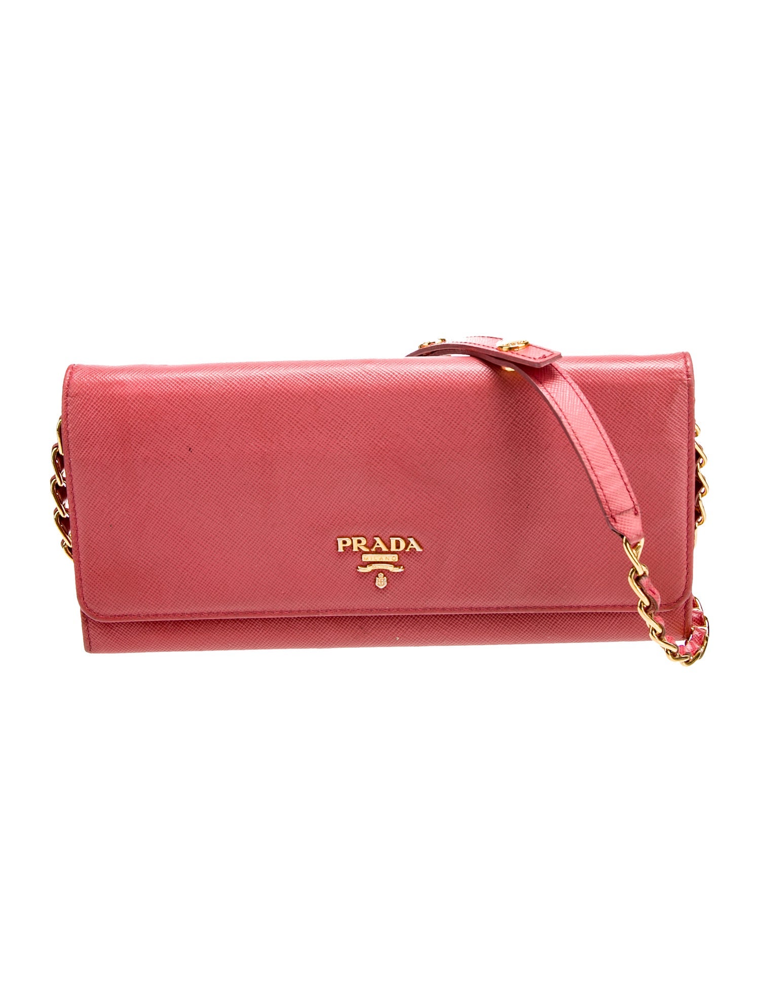 Prada Saffiano Leather Metal
