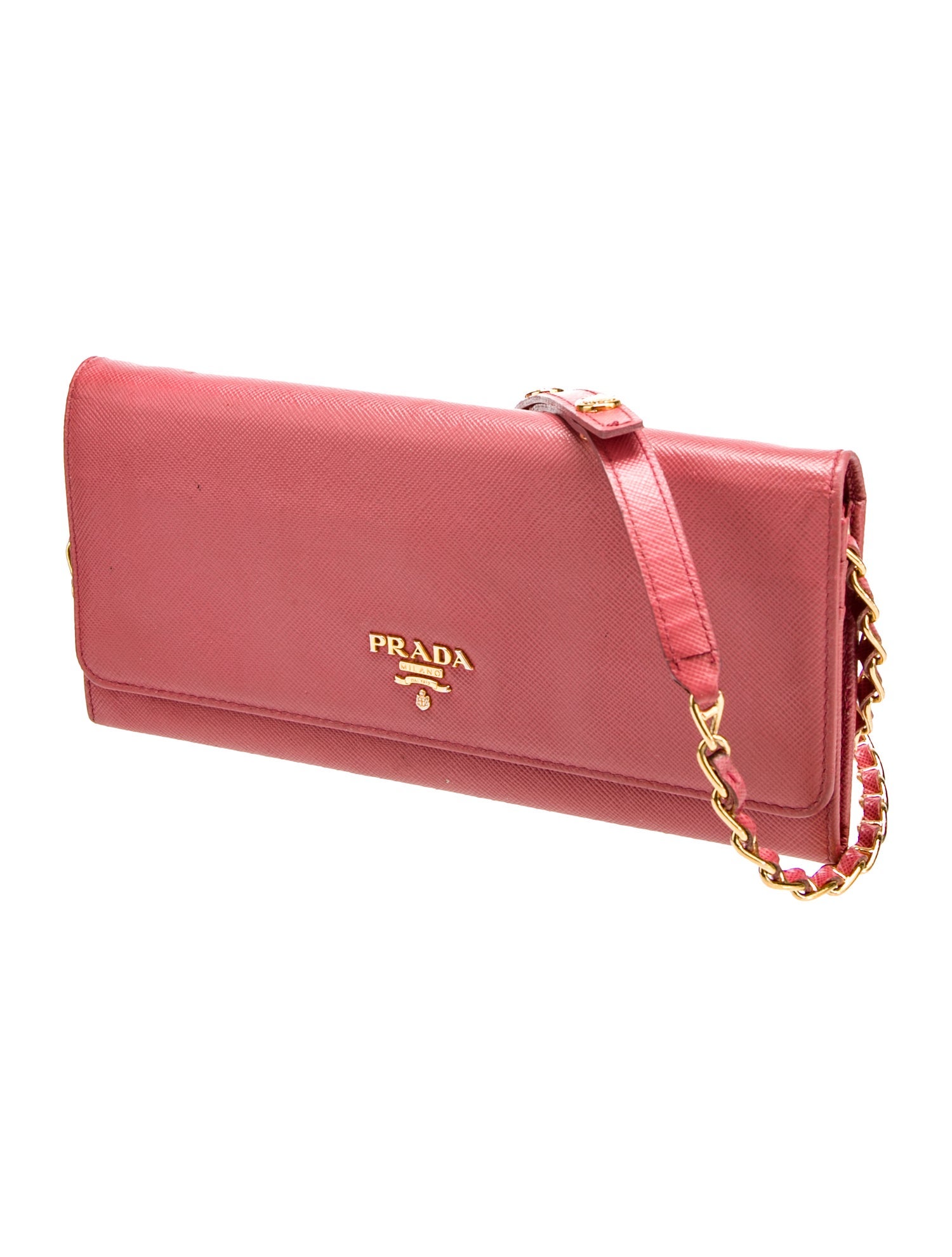 Prada Saffiano Leather Metal