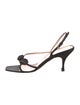 Prada Satin Slingback Sandals