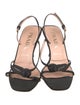 Prada Satin Slingback Sandals