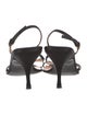 Prada Satin Slingback Sandals