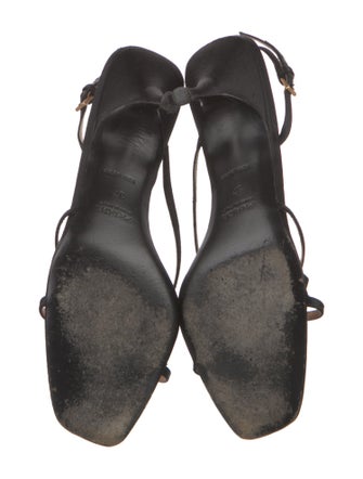 Prada Satin Slingback Sandals