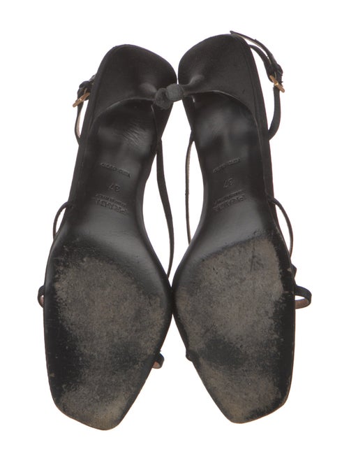 Prada Satin Slingback Sandals