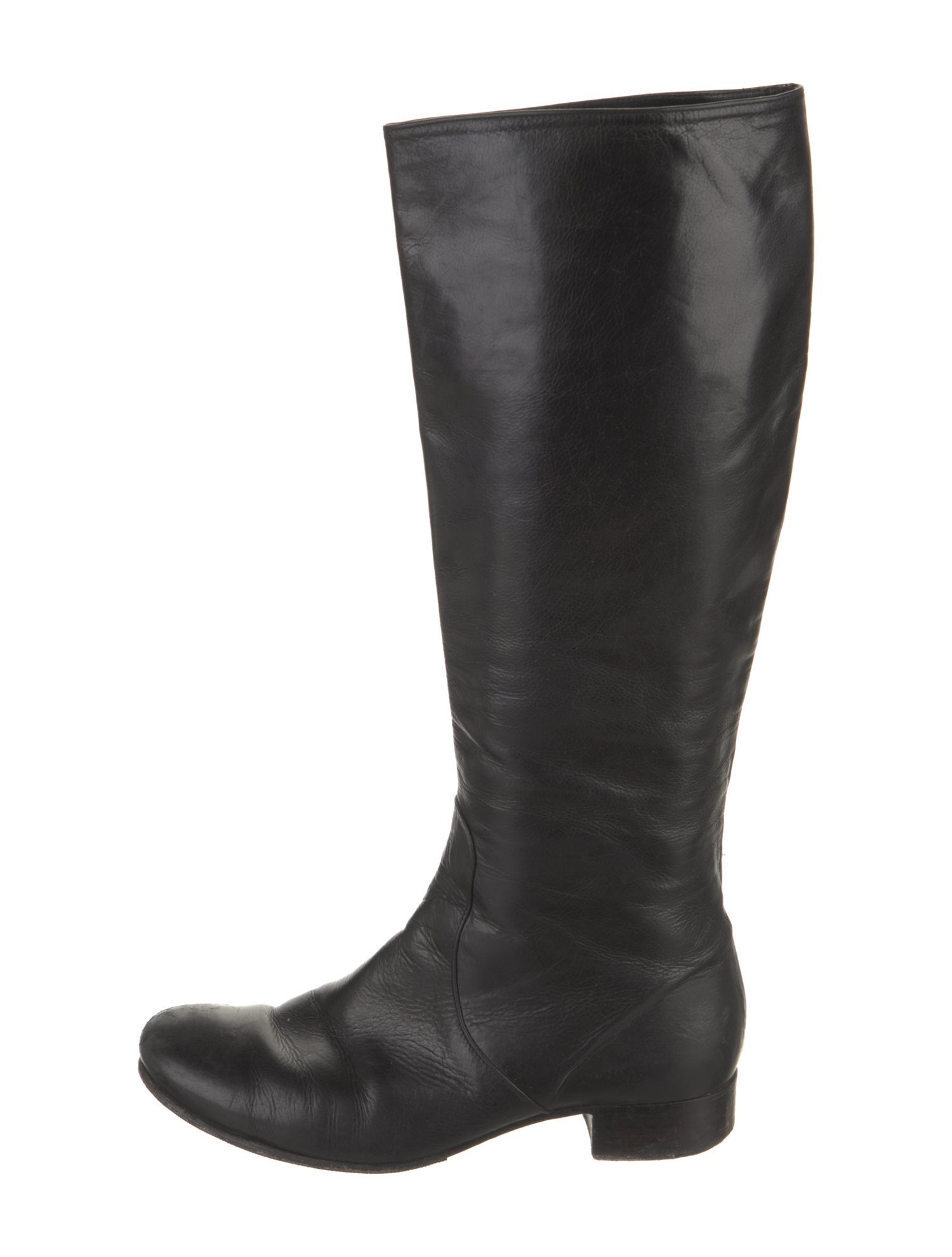 Prada Leather Riding Boots