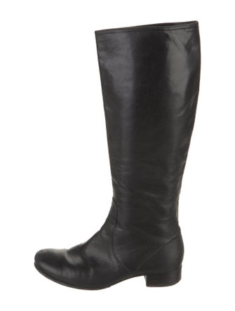 Prada Leather Riding Boots