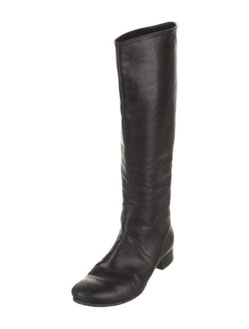 Prada Leather Riding Boots