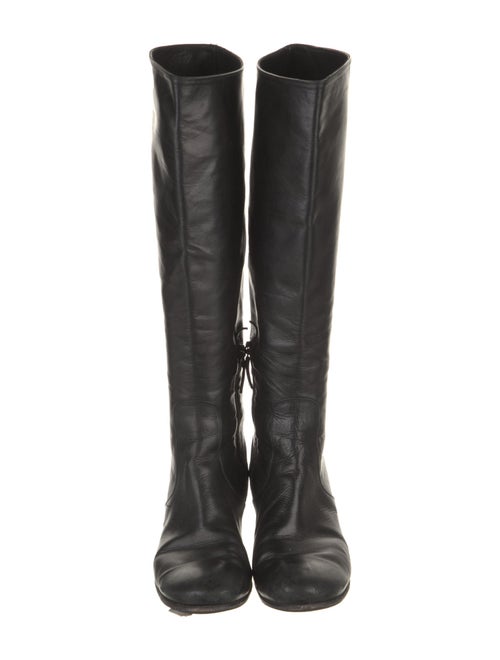 Prada Leather Riding Boots