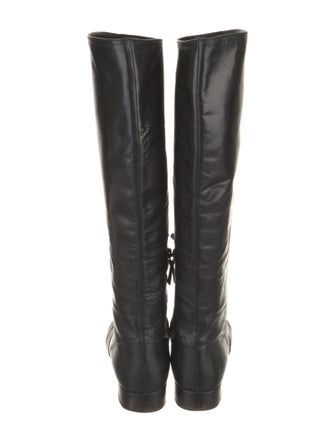 Prada Leather Riding Boots