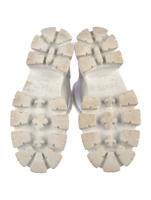 Prada Leather Combat Boots