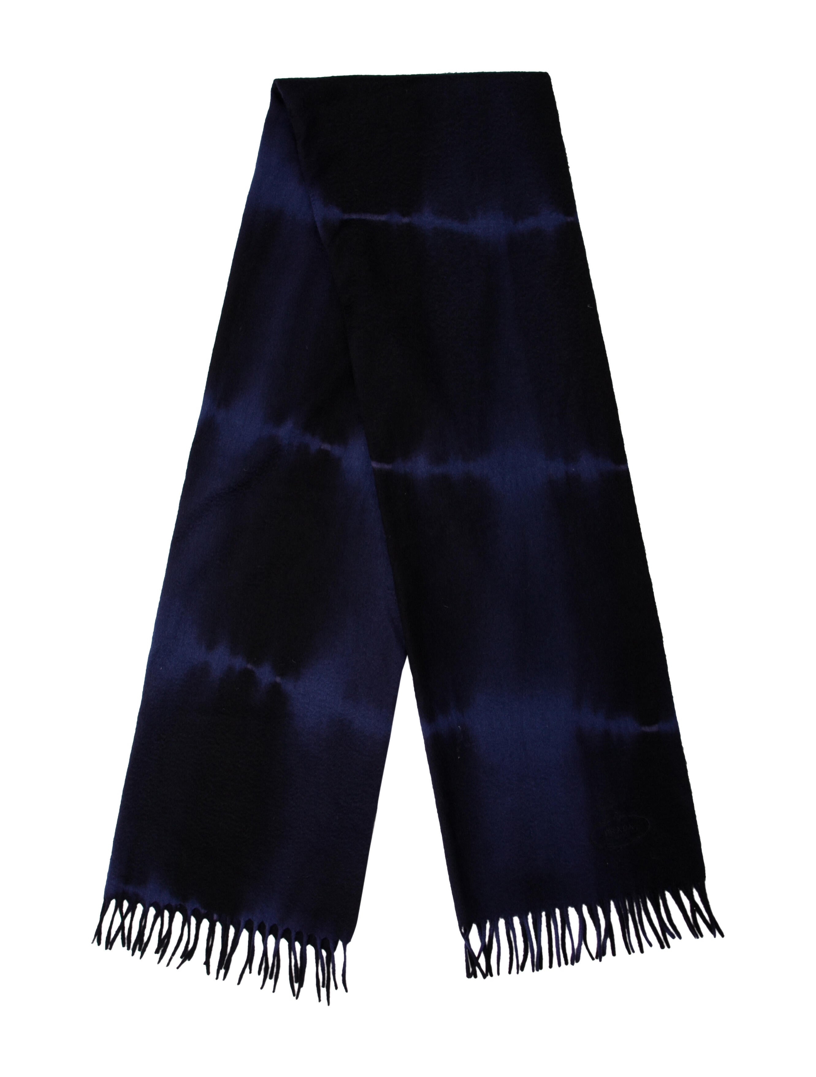Prada Cashmere Tie-Dye Print Scarf