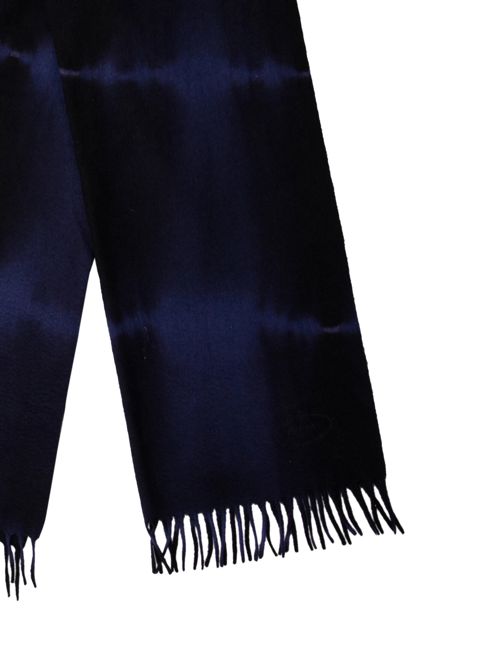 Prada Cashmere Tie-Dye Print Scarf