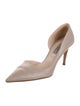 Prada Leather D'Orsay Pumps