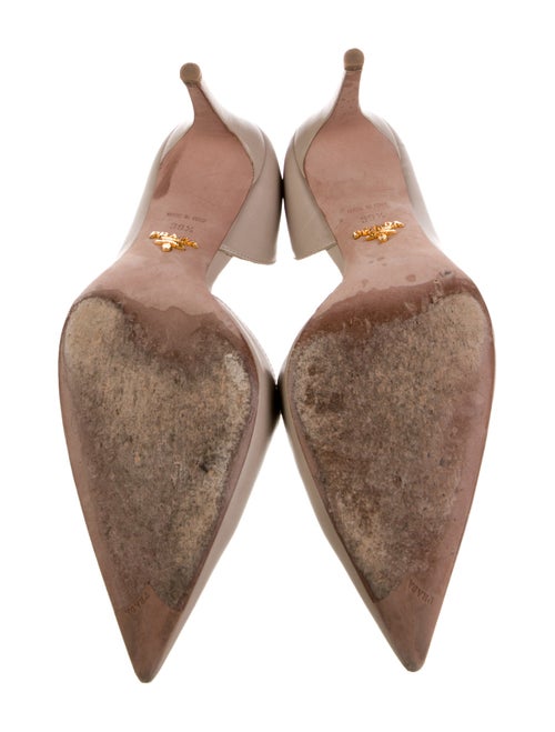 Prada Leather D'Orsay Pumps