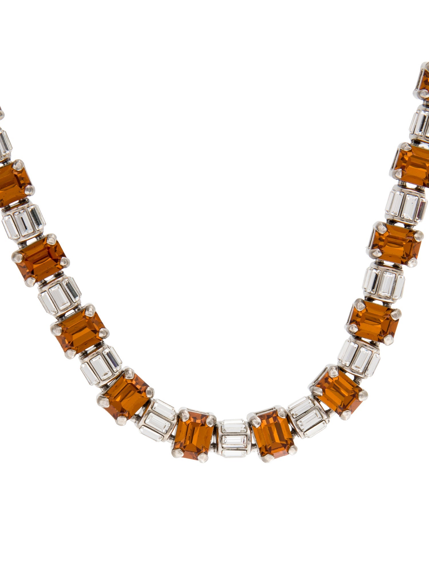 Prada Crystal Collar Necklace