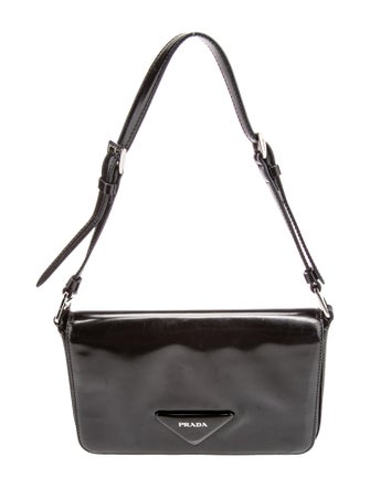 Prada Spazzolato Leather Shoulder Bag 2022