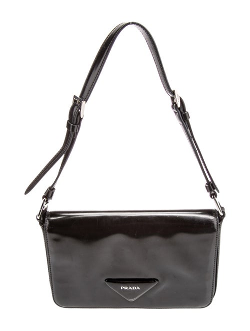 Prada Spazzolato Leather Shoulder Bag 2022