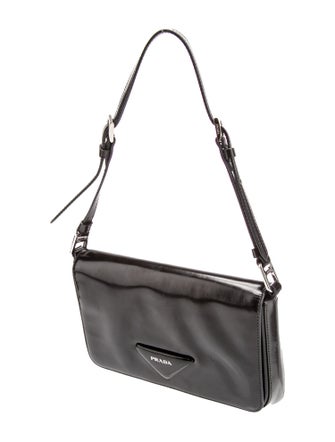 Prada Spazzolato Leather Shoulder Bag 2022