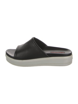 Prada Sport Leather Slides