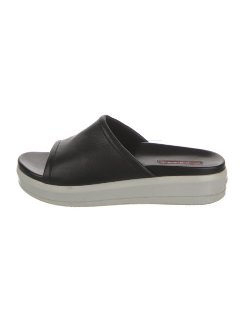 Prada Sport Leather Slides