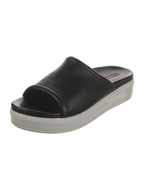 Prada Sport Leather Slides