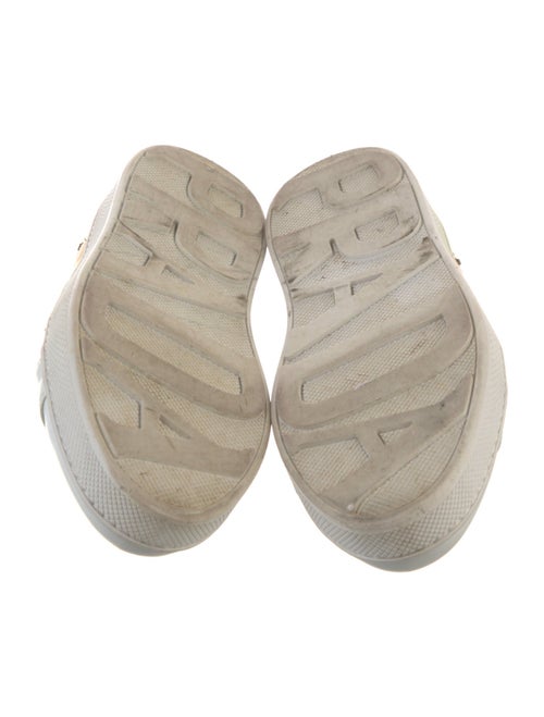 Prada Leather Printed Sneakers